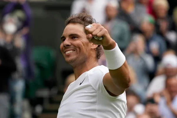 Wimbledon: Rafael Nadal wins first grass-court match for three years