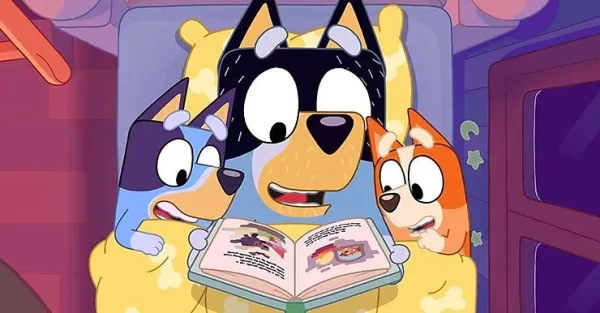 As fans of the cartoon show Bluey, a show with a family of dogs, wait for the new season