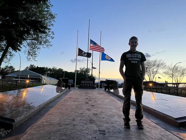 17-Year-Old Boy Scout Built a Veterans Memorial for His Hometown.