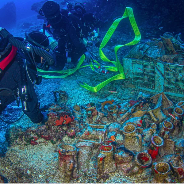 A ship was found to have ancient treasure and artifacts that sunk in the Roman Era