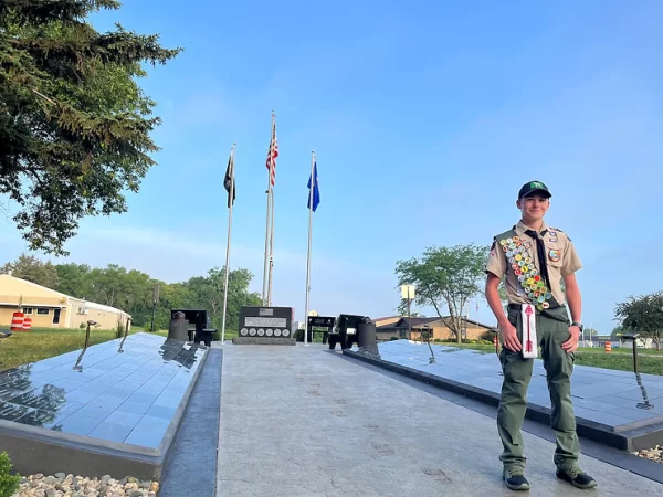 Veteran’s Memorial Creation by Dominique Claseman