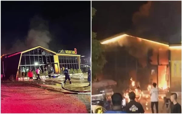 Thai nightclub catches on fire