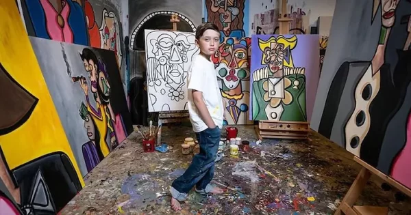 Andres Valencia, A 10-Year-Old Painter Who’s Rising to Fame