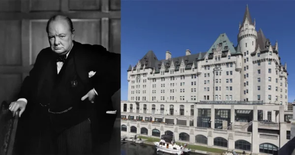 Famous Winston Churchill Portrait Stolen From Canadian Hotel.