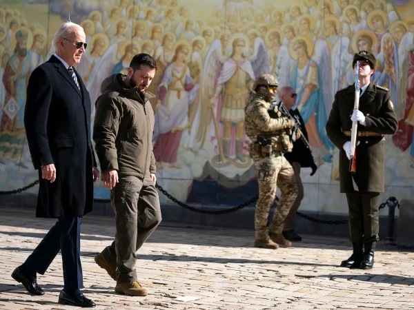 Biden Visits Ukraine Nearly a Year After War Started