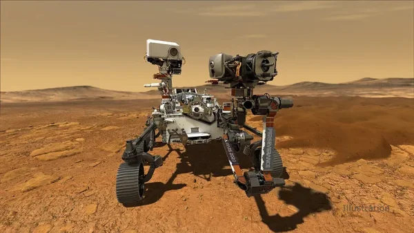 The first robot on Mars