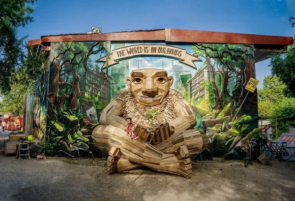 Danish artist Thomas Dambo creates a global troll hunt for his 100th masterpiece