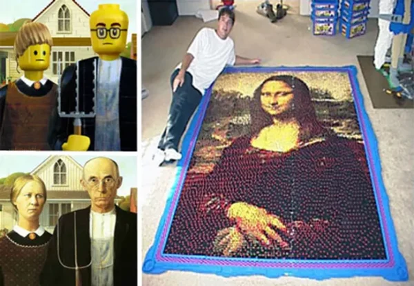 Artist Replicates Famous Painting With Legos