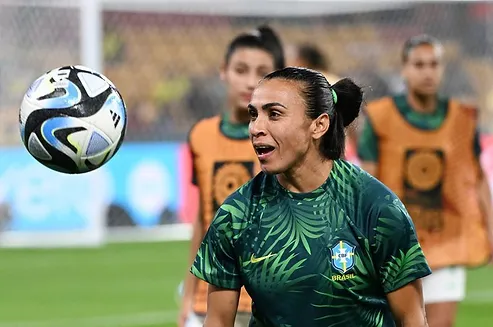 Soccer Superstar Marta Gives An Emotional Good-Bye To The World Cup