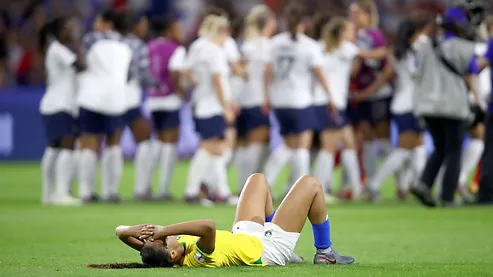 A Soccer Player, Marta, gives an Emotional Speech After her Final Match