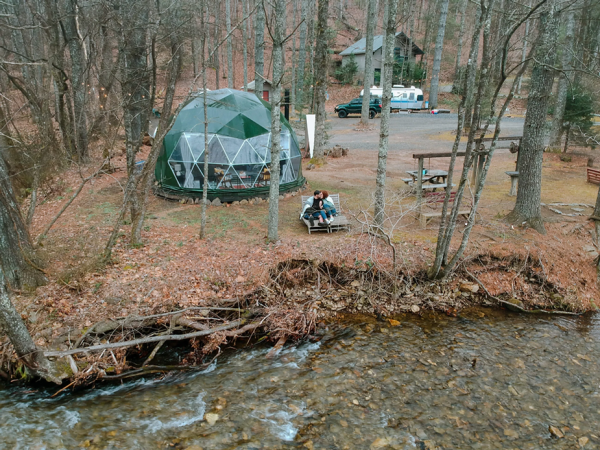 The Adventures of Glamping in Brevard.