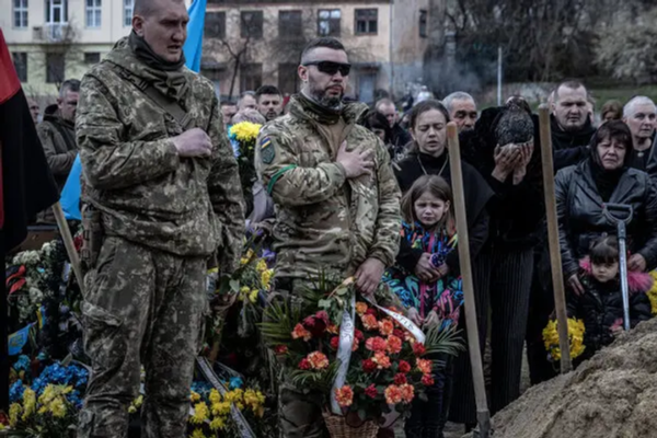 Russian Men Are Dying in Ukraine, But Their Grieving Families Are Often Brutally Silenced