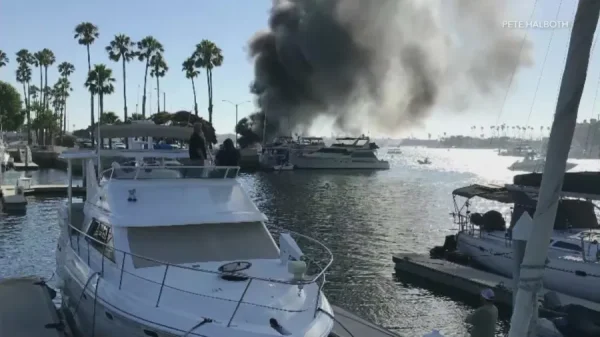 Fire Aboard Boat Kills and Injures Seniors in Long Beach