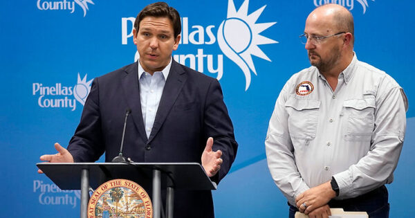 Gov. Ron DeSantis, Once said “No” to Hurricane Aid, Now Begs Biden for Backing