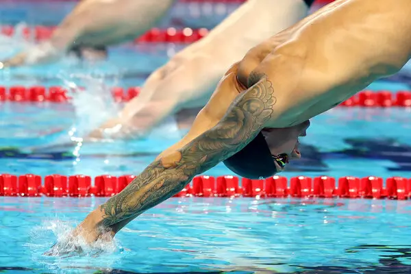 Swimmer Returns To Swimming After A Break