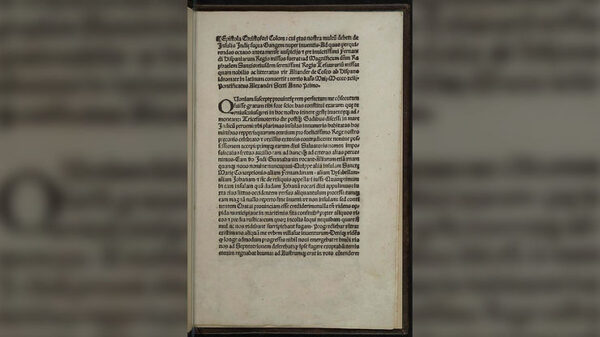 Stolen Christopher Columbus Letter Found in Delaware