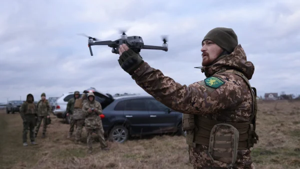 Ukraine uses drone technology to assist them in the war with Russia.