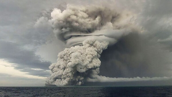 Underwater Volcanic Eruption Unleashes Fury in the South Pacific Island Region