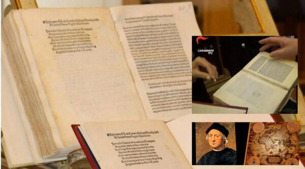 U.S Repatriates Stolen Copies of Christopher Columbus Letters to Italy