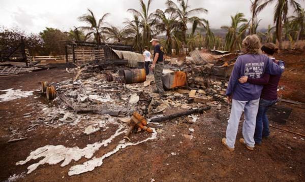 Maui Fire Leaves Only Ashes