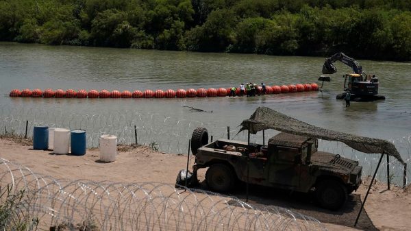 Texas Will Be Sued For Floating Barrier By Justice Department