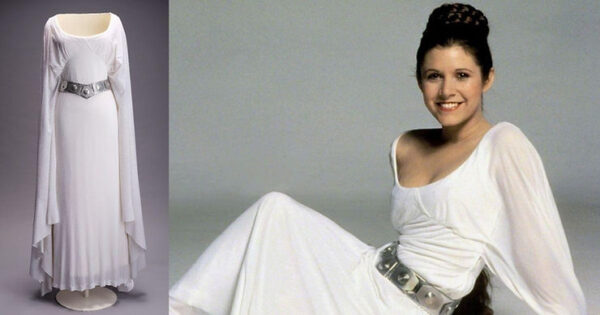 A Gown Worn by Princess Leia was Supposed to sell for 2 million dollars, but Fell Short