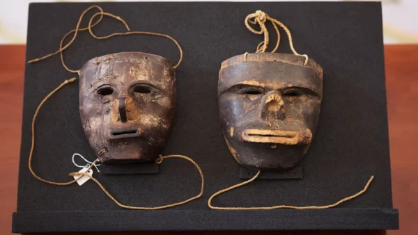 Masks Found By Germans Centuries Ago Given to Columbia