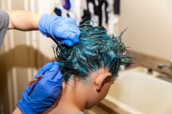 Students give schools a spray over restricted hair color and uniforms