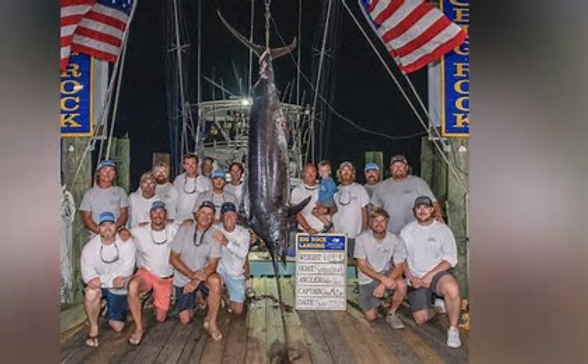 Blue Marlin Fishing Tournament Disqualified the First Place Blue Marlin
