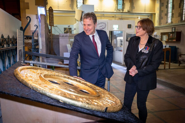 Museum in Bristol Displays Giant Edible Chocolate Button