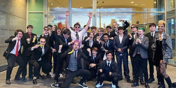 Teenagers Dressing in Suits to See The Rise of Gru