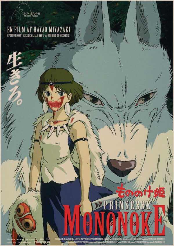 Princess Mononoke, the Studio Ghibli film that differentiates from the typical film