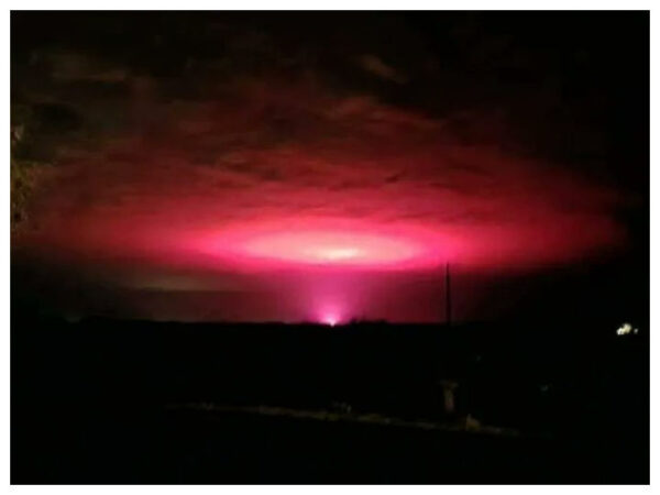 Secret Marijuana Facility made Australian Skies turn pink