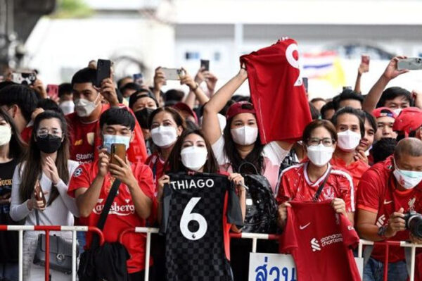 Liverpool receives an incredibly warm welcome in Bangkok