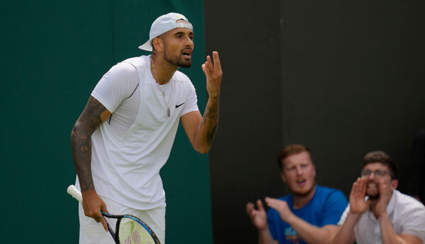 Nick Kyrgios is Fighting at Wimbledon