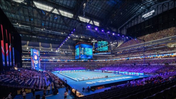 Historic US Swimming Olympic Trials Hosted in a Football Stadium