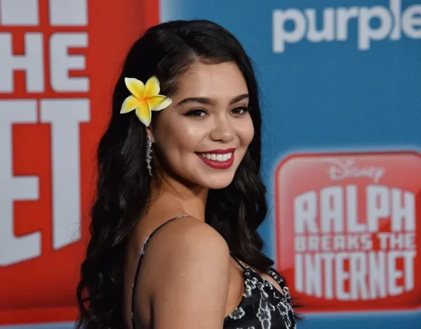 The actress playing Moana in the live action film.