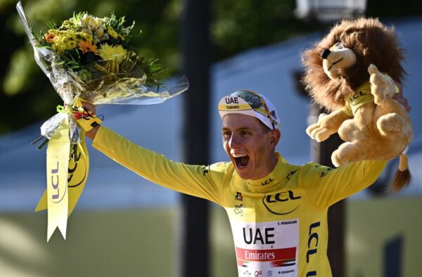 Tour de France winner Tadej Pogacar returns