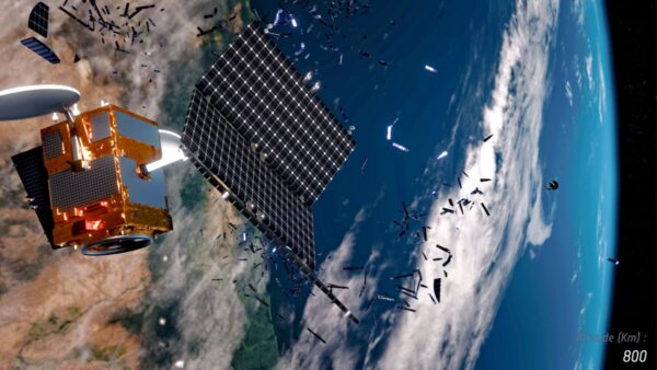 Russian Satellite Breaks Up in Space