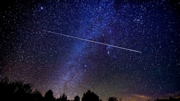 Meteor Shower Visible  on Tuesday Morning