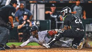 Yankee Fielder Chisholm Jr. Takes a Hit in the Elbow