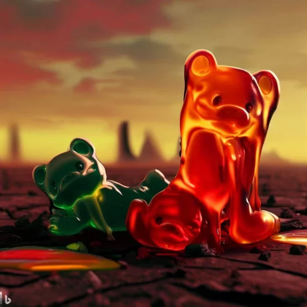 The Melting Gummy Forest