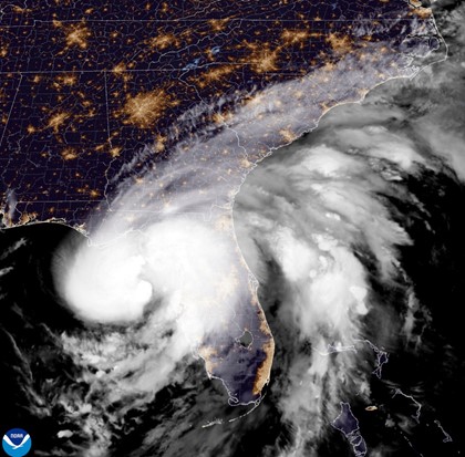 Hurricane Debby Approaches Florida