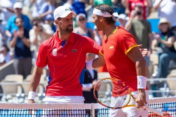 Novak Djokovic shows Rafael Nadal no mercy at Paris Games.